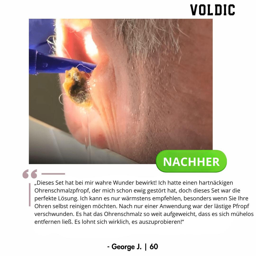 Voldic – Elektrisches Ohrreinigungs‑Set