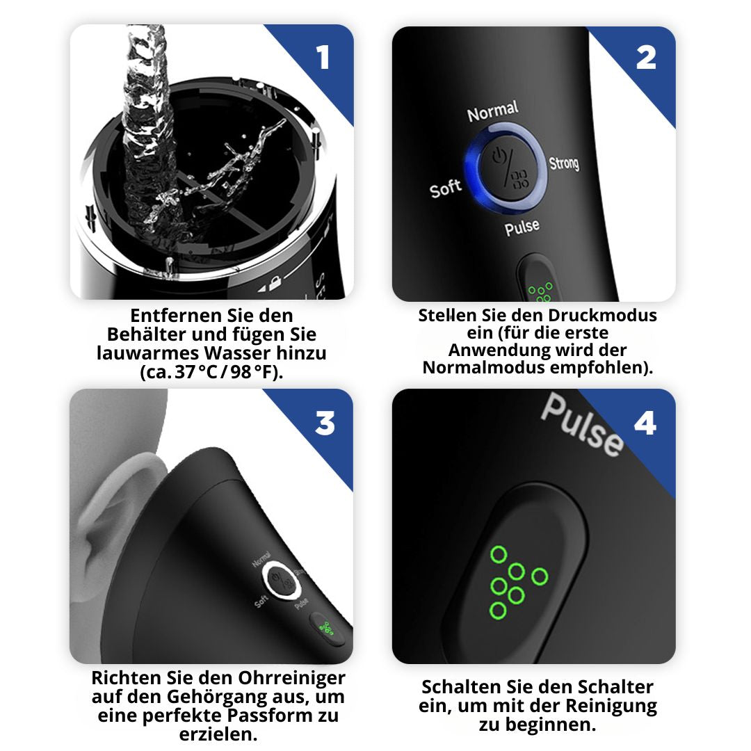 Voldic – Elektrisches Ohrreinigungs‑Set